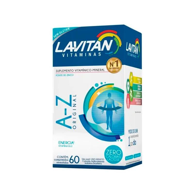 Suplemento Vitamínico Lavitan A-Z Original Com 60 Comprimidos